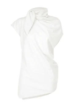 ISSEY MIYAKE Top|Cotton Knot Jersey