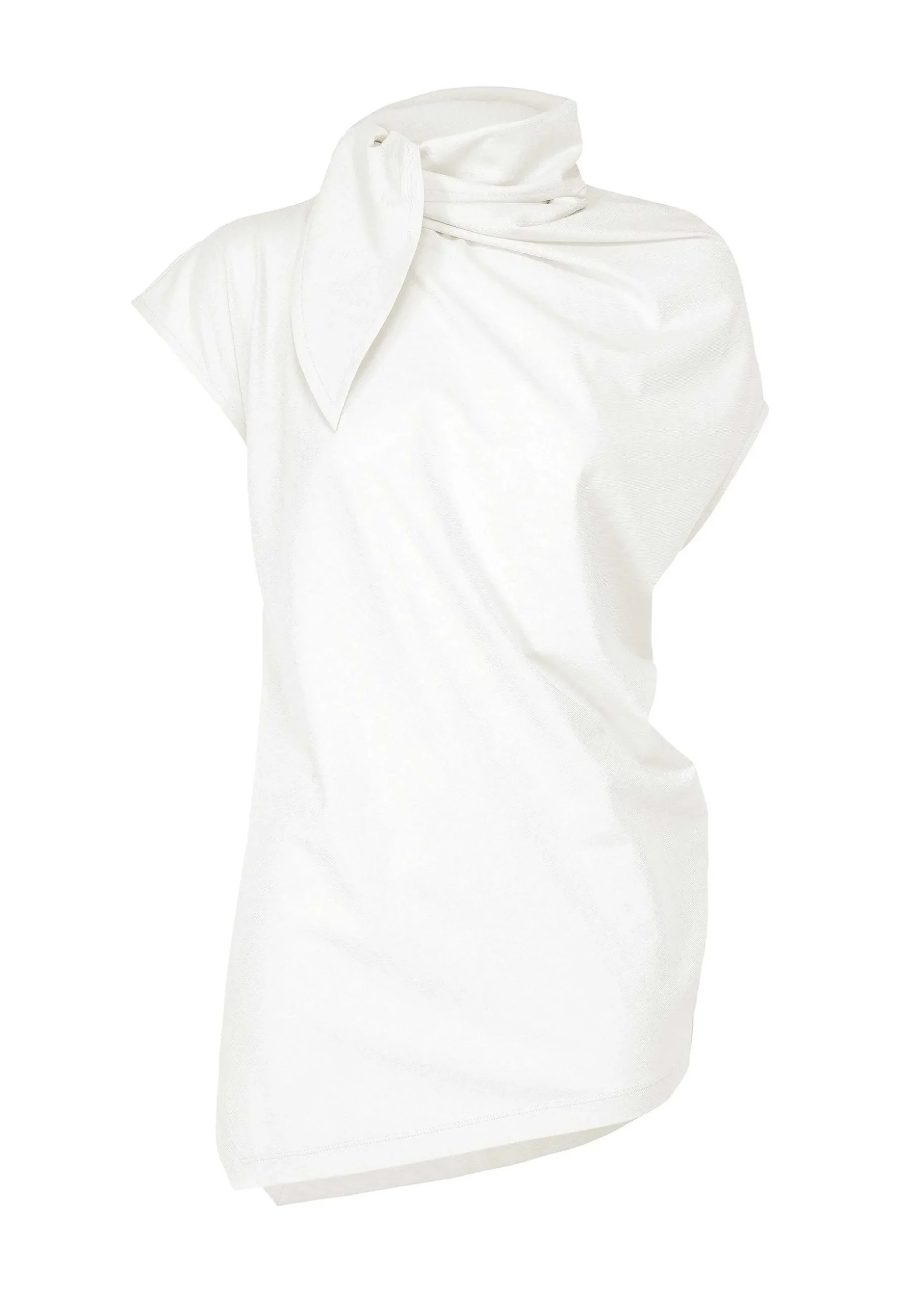 ISSEY MIYAKE Top|Cotton Knot Jersey