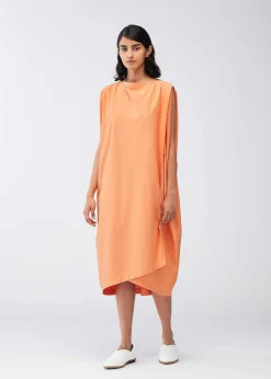 ISSEY MIYAKE Dress|Crosscut Jersey