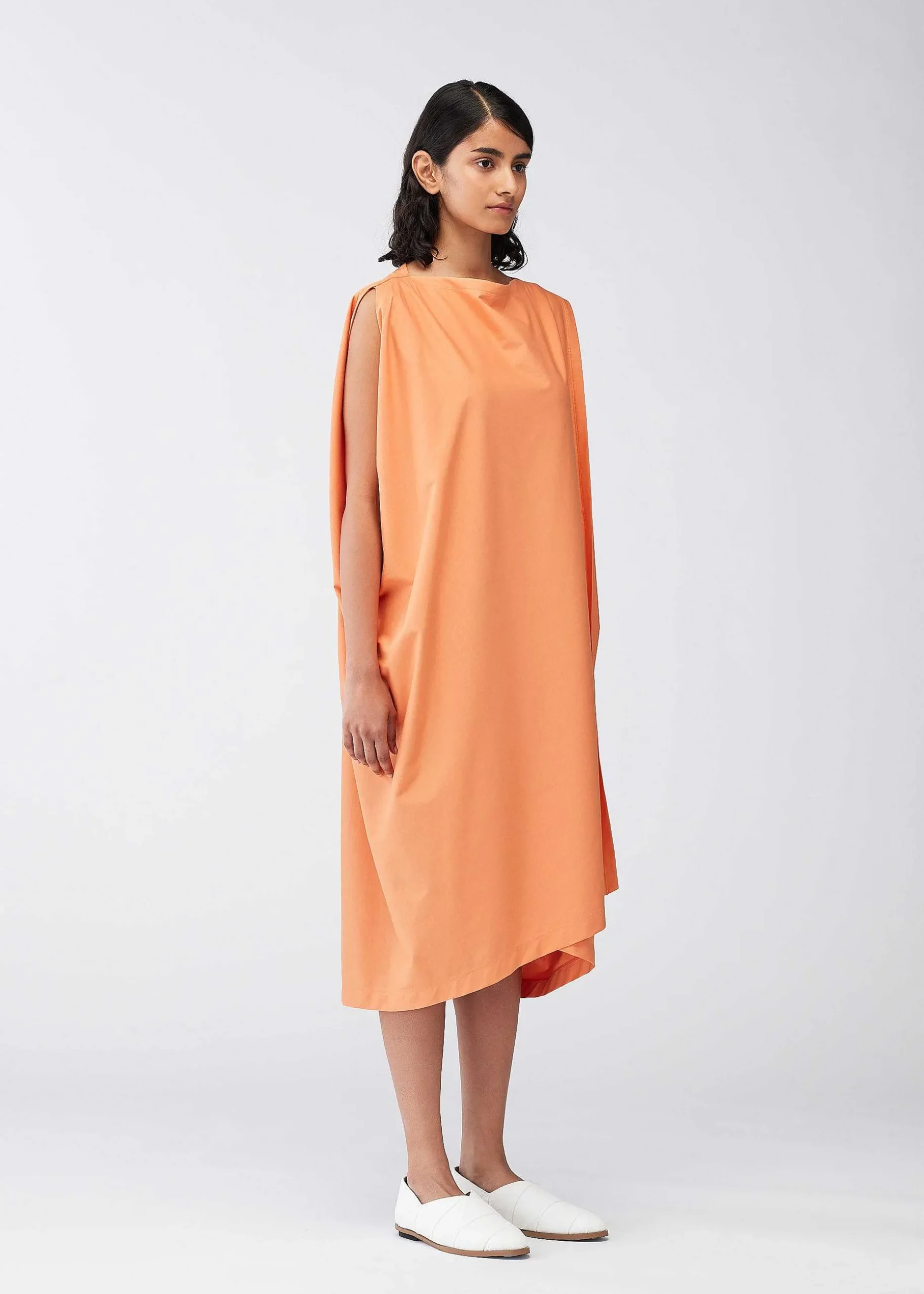 ISSEY MIYAKE Dress|Crosscut Jersey