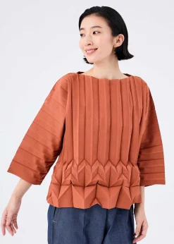 ISSEY MIYAKE Top|Cube Pleats