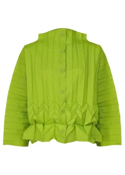 ISSEY MIYAKE Cardigan|Cube Pleats