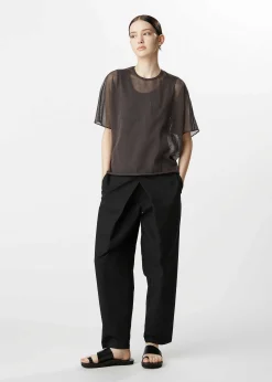 ISSEY MIYAKE Top|Curling Sheer Knit