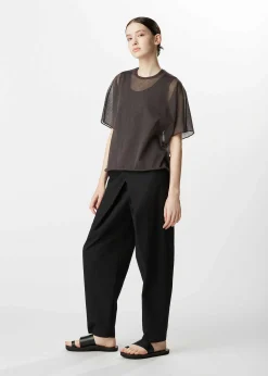 ISSEY MIYAKE Top|Curling Sheer Knit