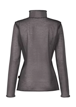 ISSEY MIYAKE Top|Curling Sheer Knit