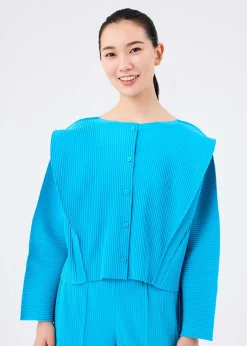 ISSEY MIYAKE Cardigan|Curve Pleats
