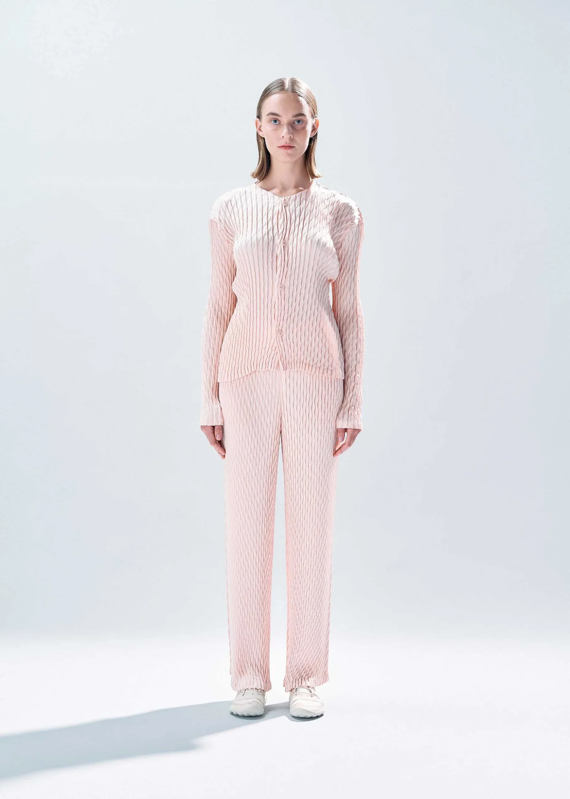 ISSEY MIYAKE Cardigan|Diffused Pleats