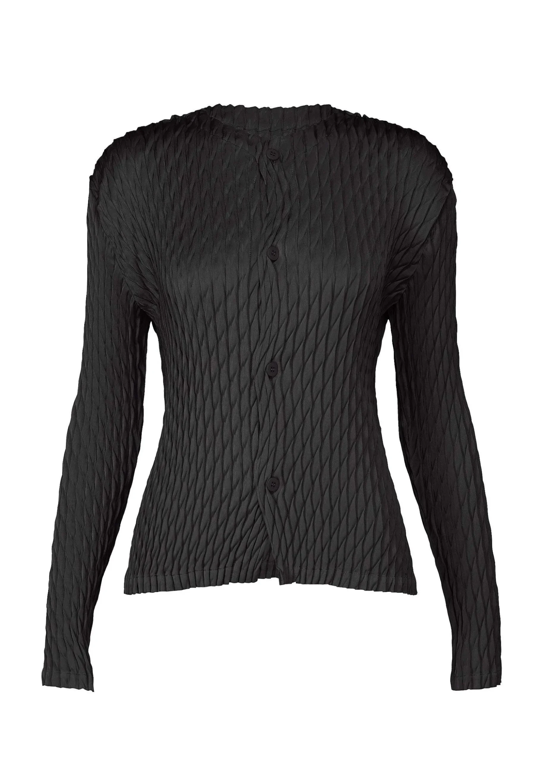 ISSEY MIYAKE Cardigan|Diffused Pleats