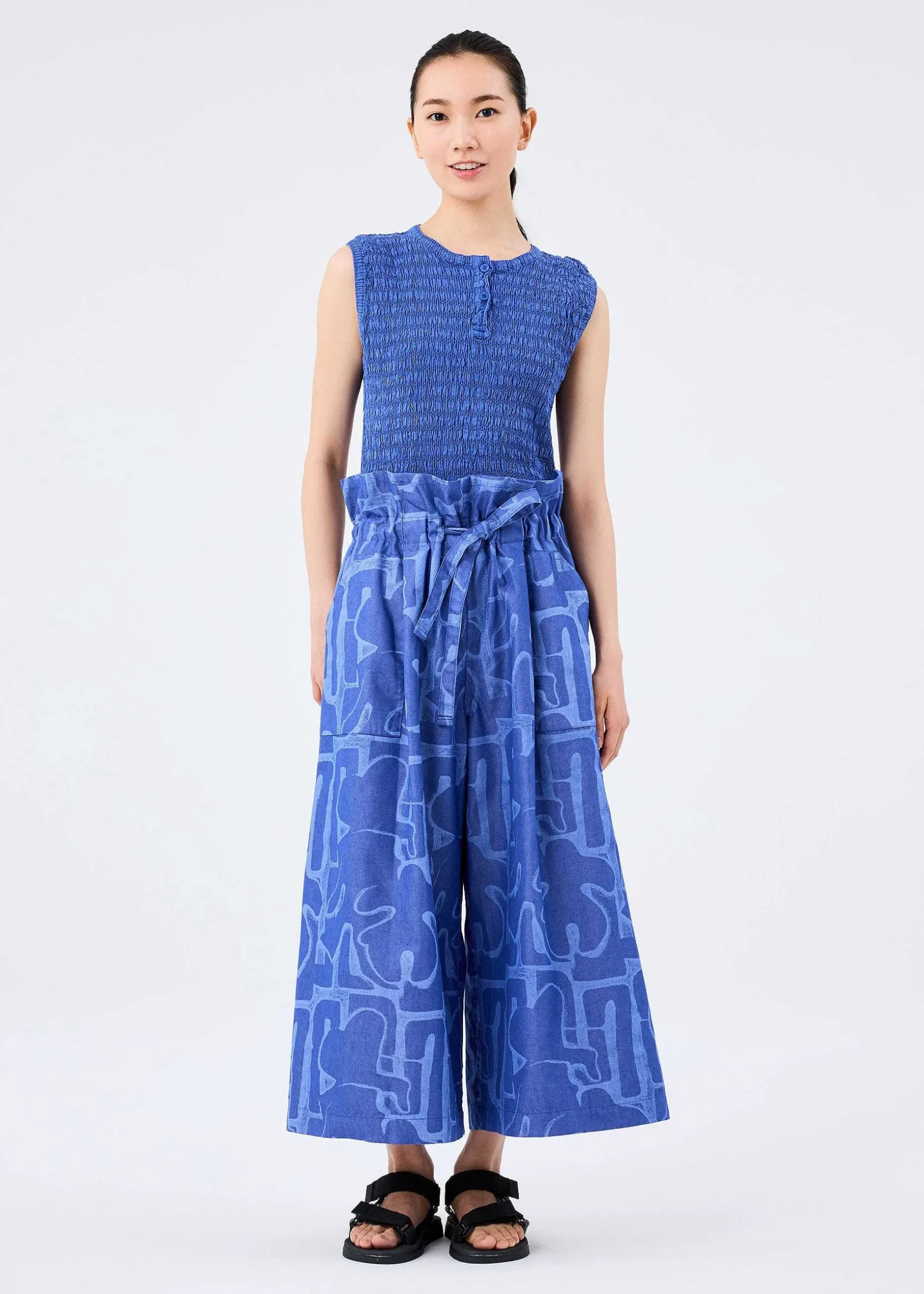 ISSEY MIYAKE Pants|Doki Print Bottom