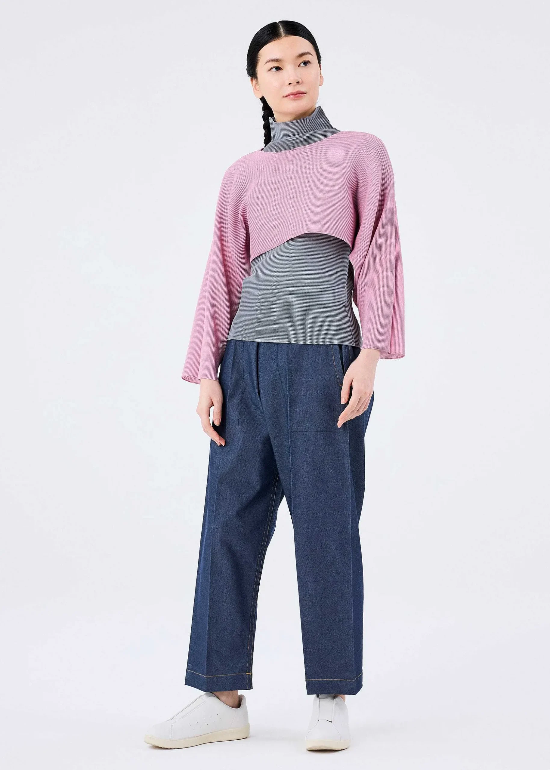 ISSEY MIYAKE Top|Dolman Stretch Pleats 2