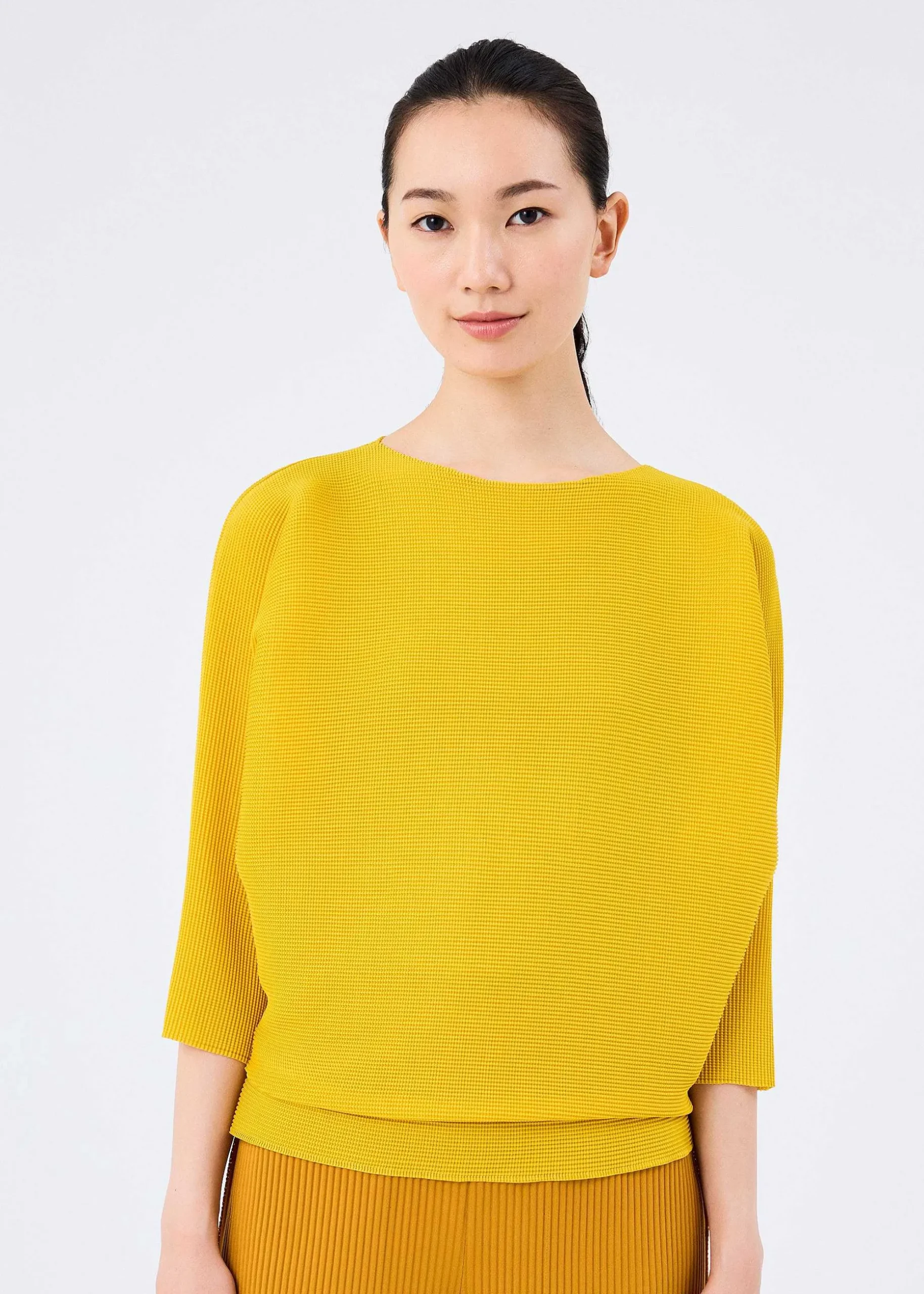 ISSEY MIYAKE Top|Dolman Stretch Pleats 1