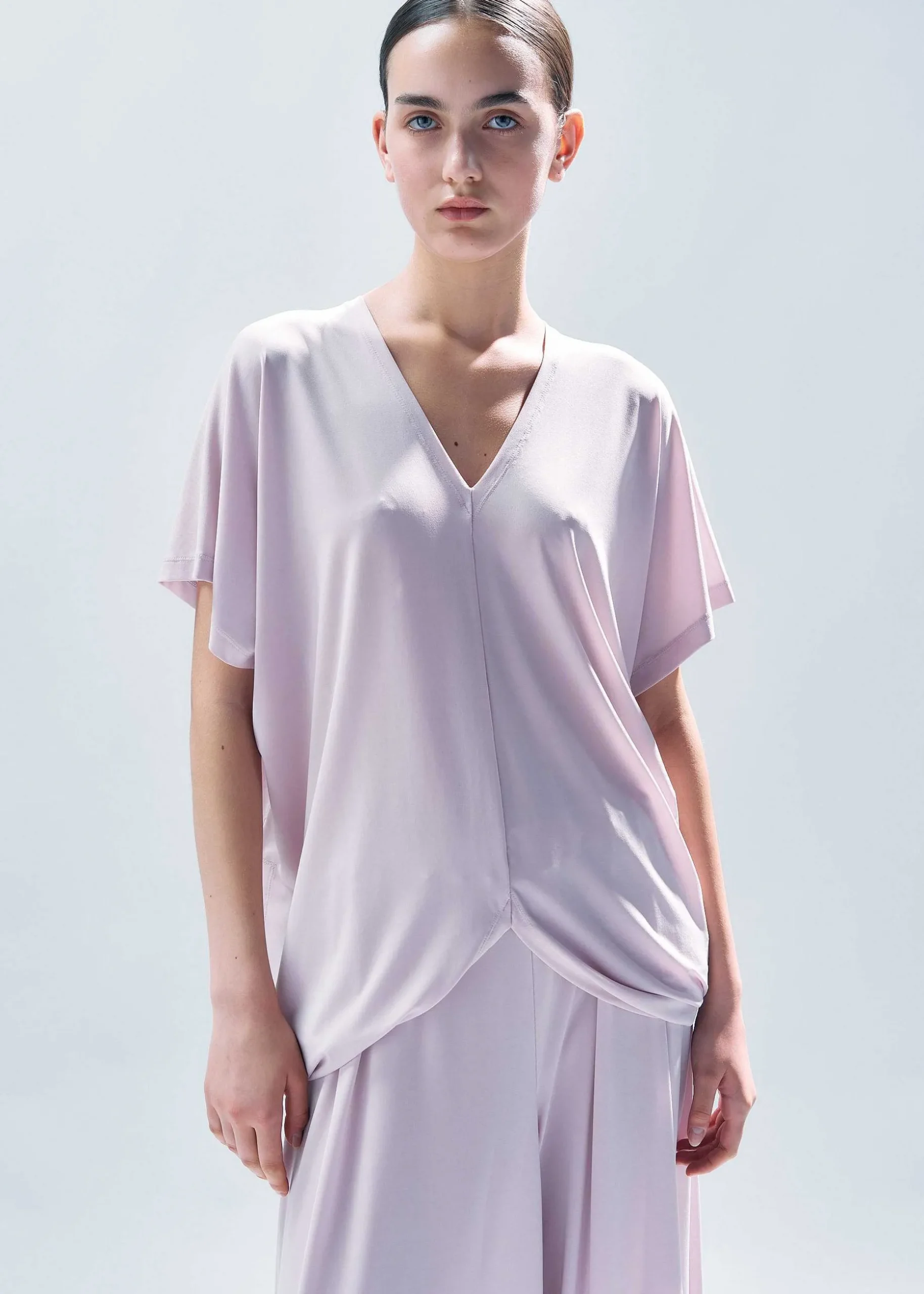 ISSEY MIYAKE Top|Drape Jersey-46