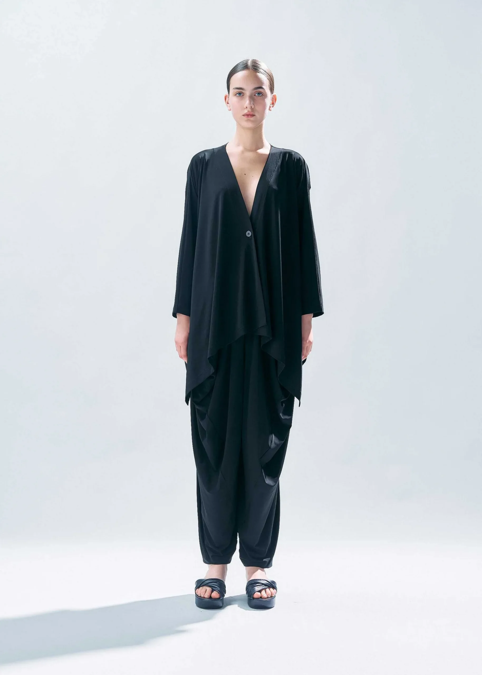 ISSEY MIYAKE Cardigan|Drape Jersey-46