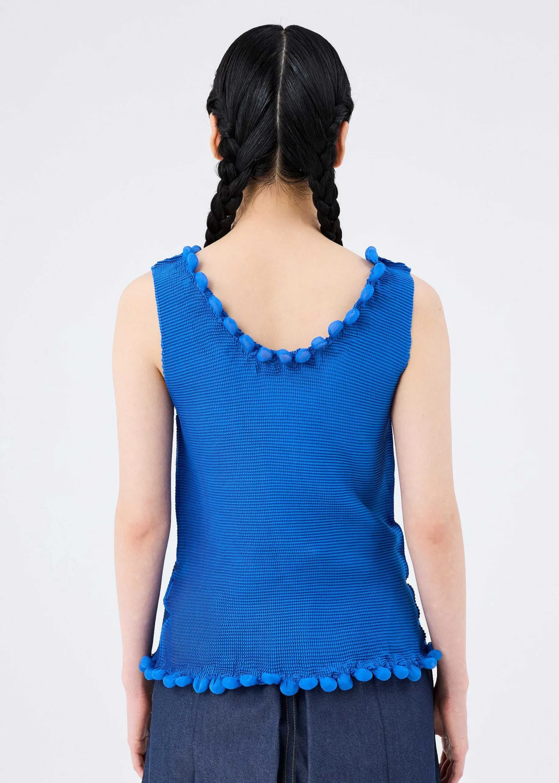 ISSEY MIYAKE Top|Drop Stretch Pleats