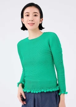 ISSEY MIYAKE Top|Drop Stretch Pleats