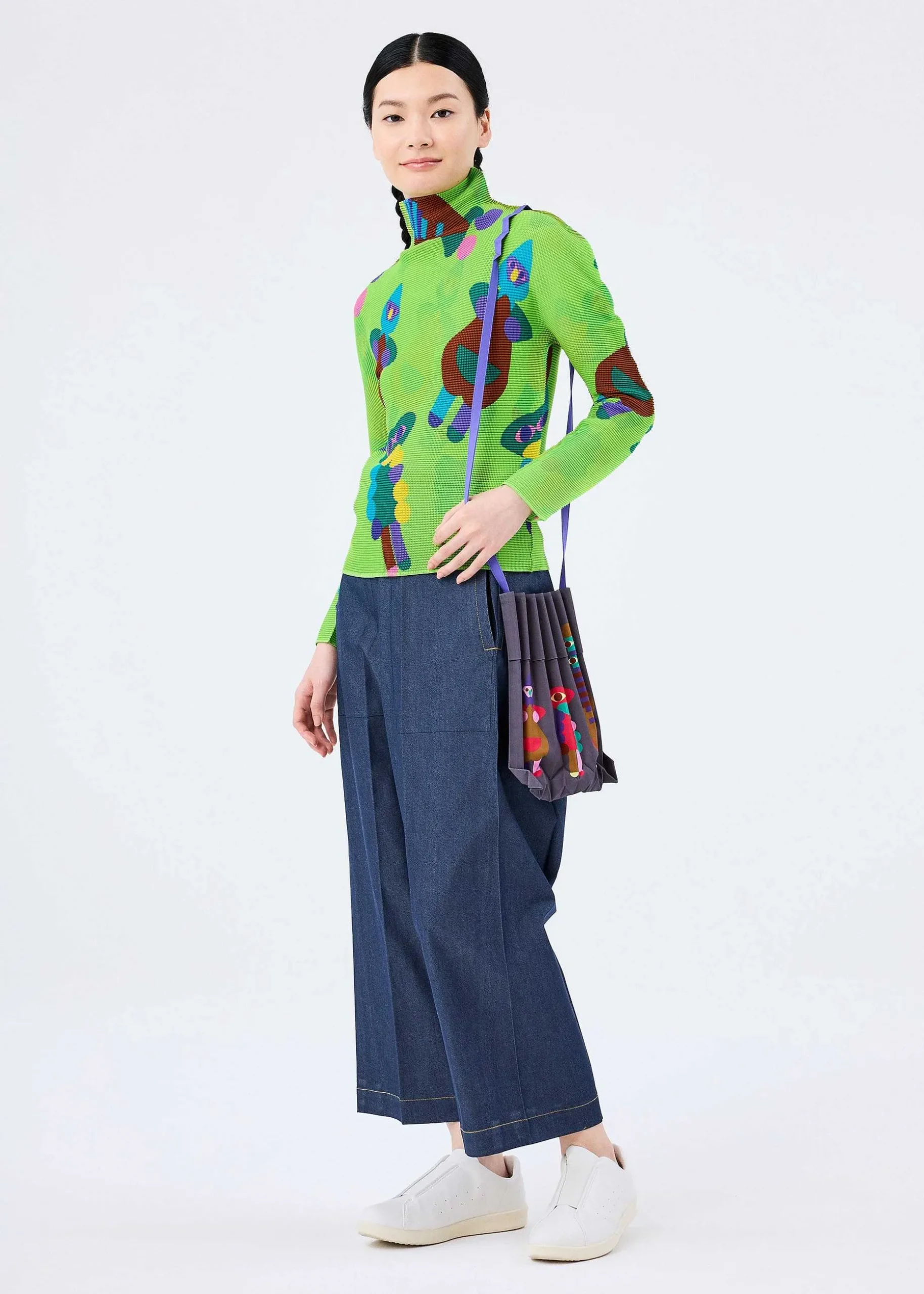 ISSEY MIYAKE Shoulder Bag|Figure Trunk Pleats Bag