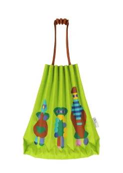 ISSEY MIYAKE Tote Bag|Figure Trunk Pleats Bag