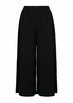 ISSEY MIYAKE Pants|Fine Knit Pleats Black