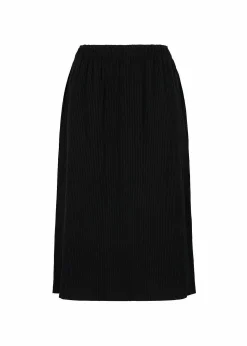 ISSEY MIYAKE Skirt|Fine Knit Pleats Black