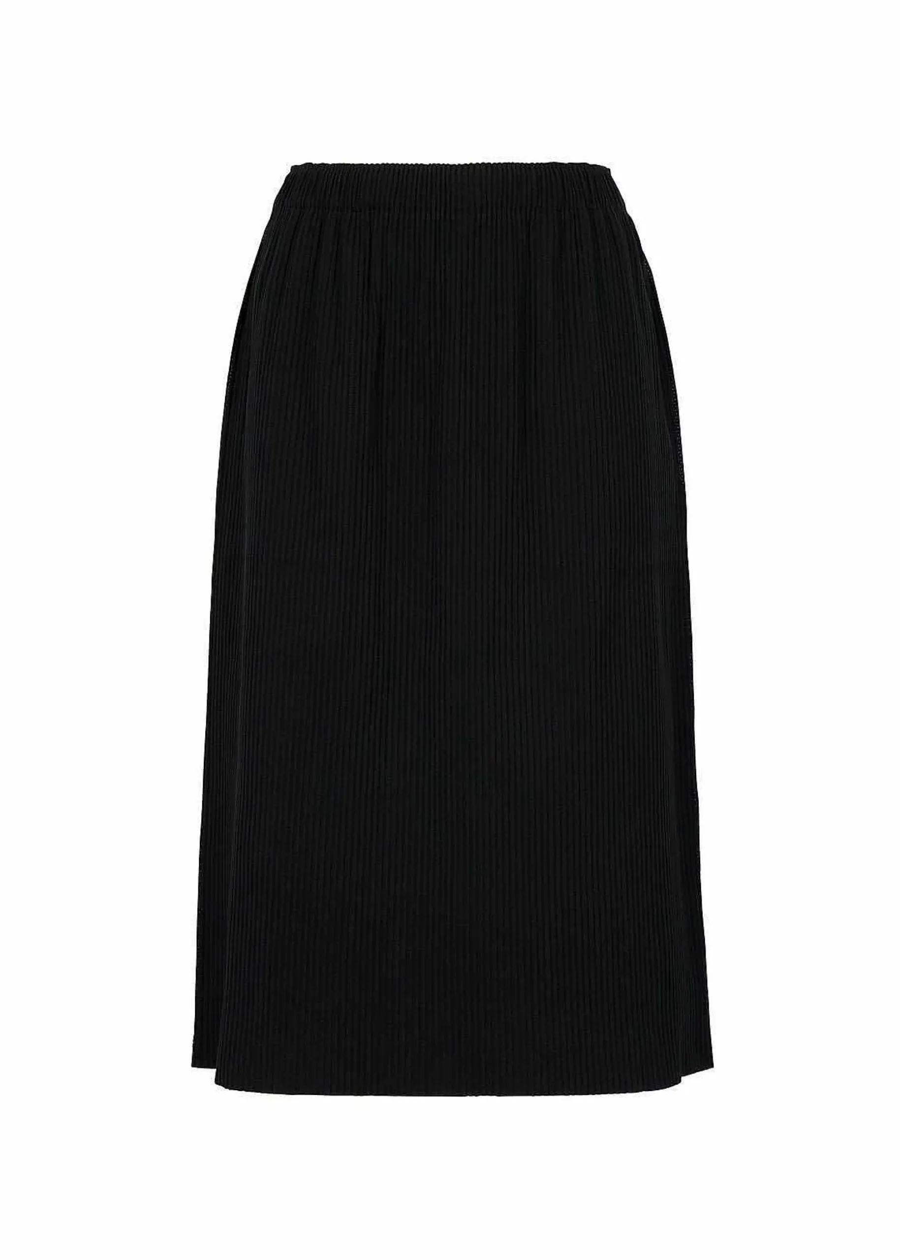 ISSEY MIYAKE Skirt|Fine Knit Pleats Black