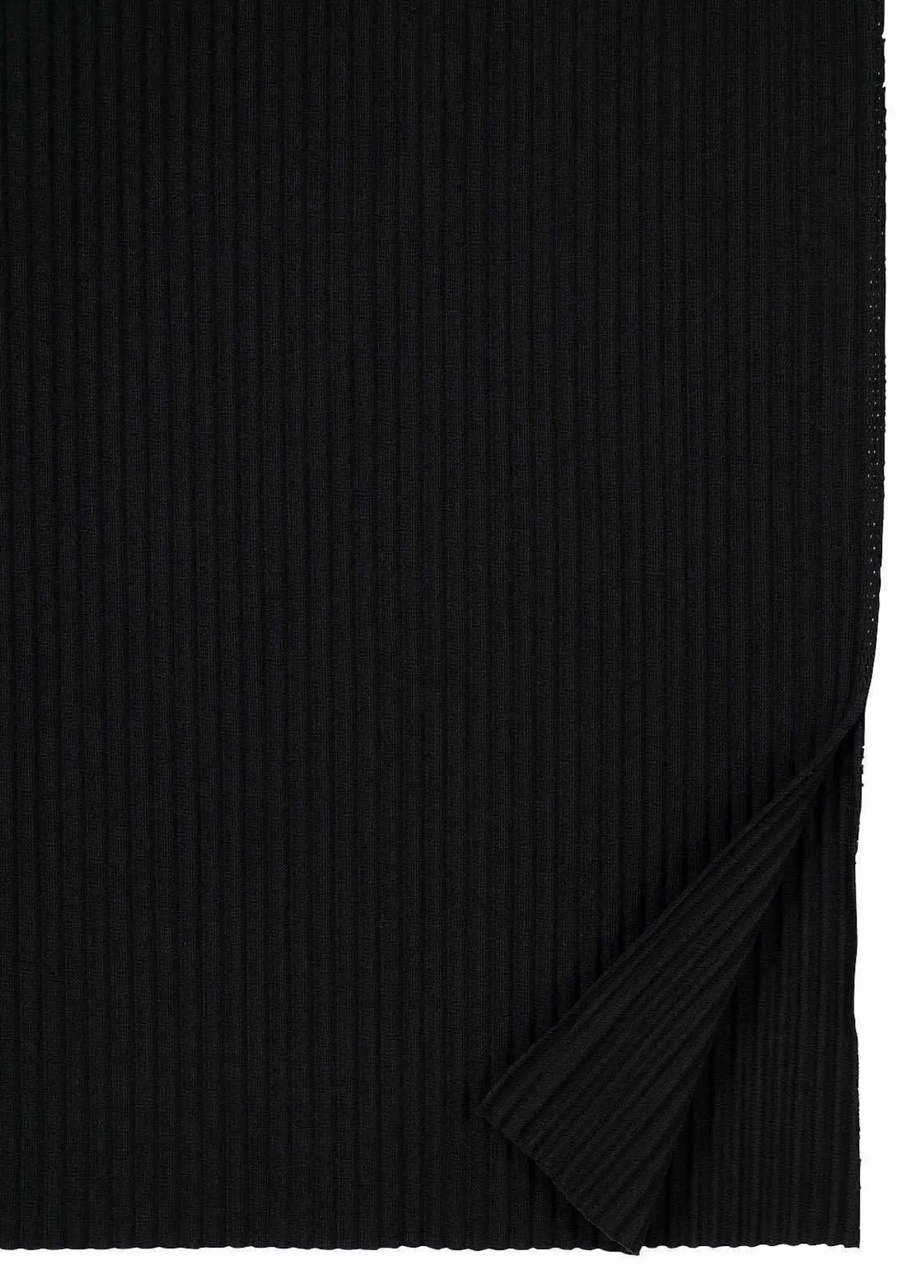 ISSEY MIYAKE Skirt|Fine Knit Pleats Black