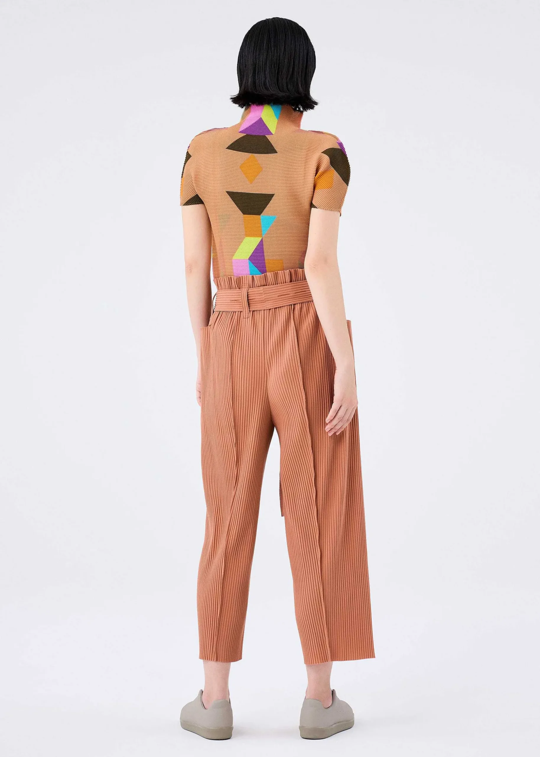 ISSEY MIYAKE Pants|Fine Knit Pleats Bottom 1