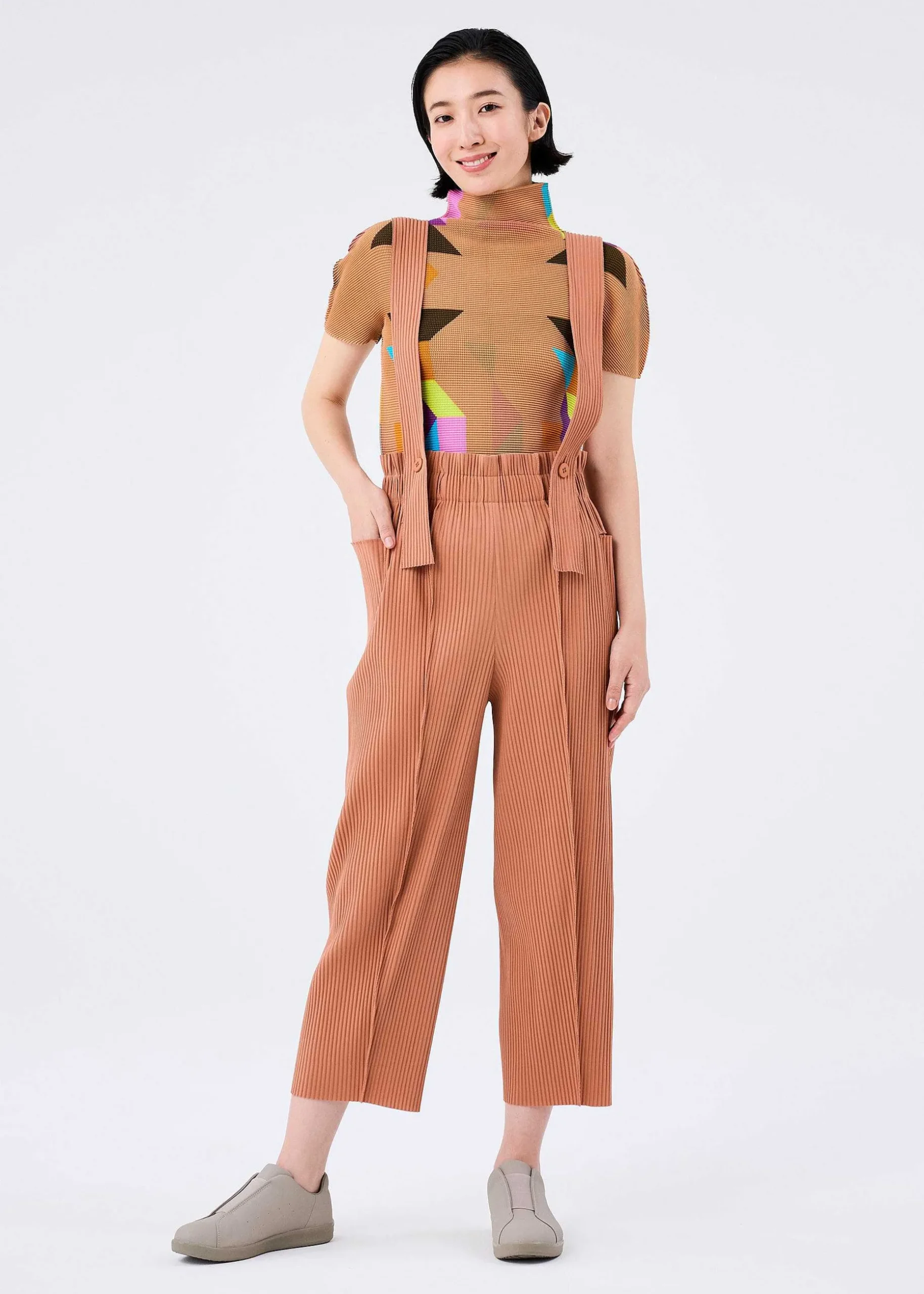 ISSEY MIYAKE Pants|Fine Knit Pleats Bottom 1