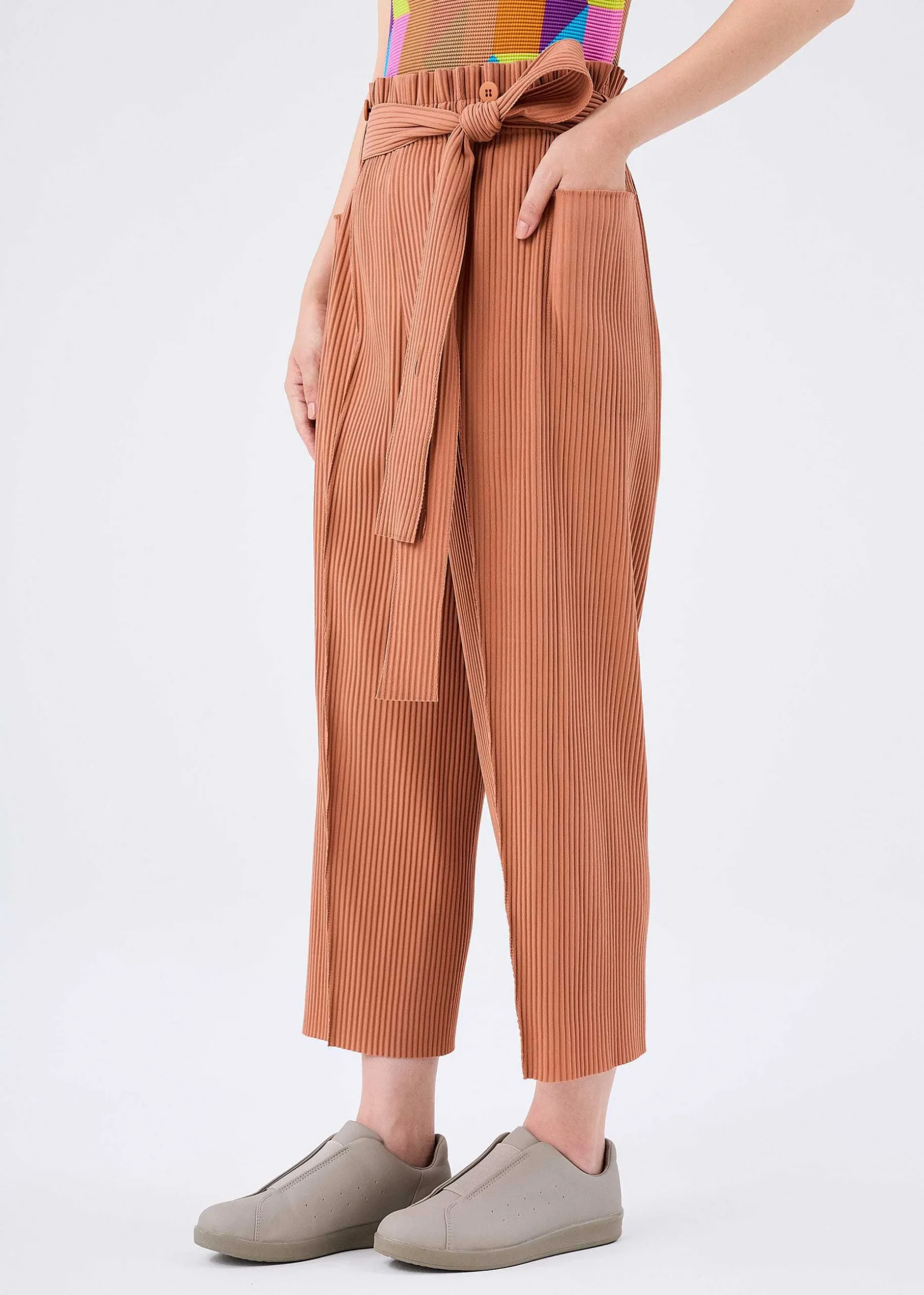 ISSEY MIYAKE Pants|Fine Knit Pleats Bottom 1