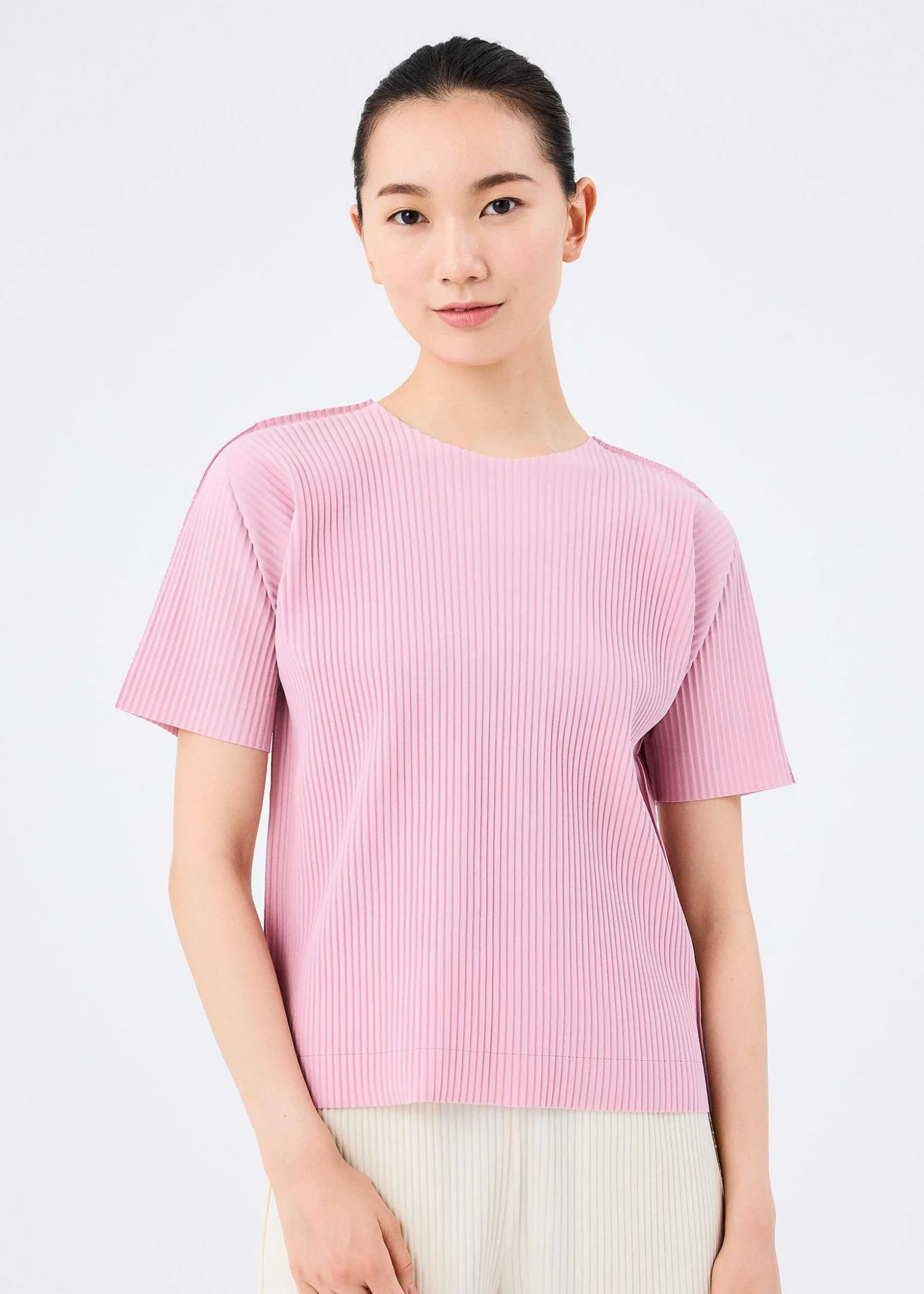 ISSEY MIYAKE Top|Fine Knit Pleats Color 2