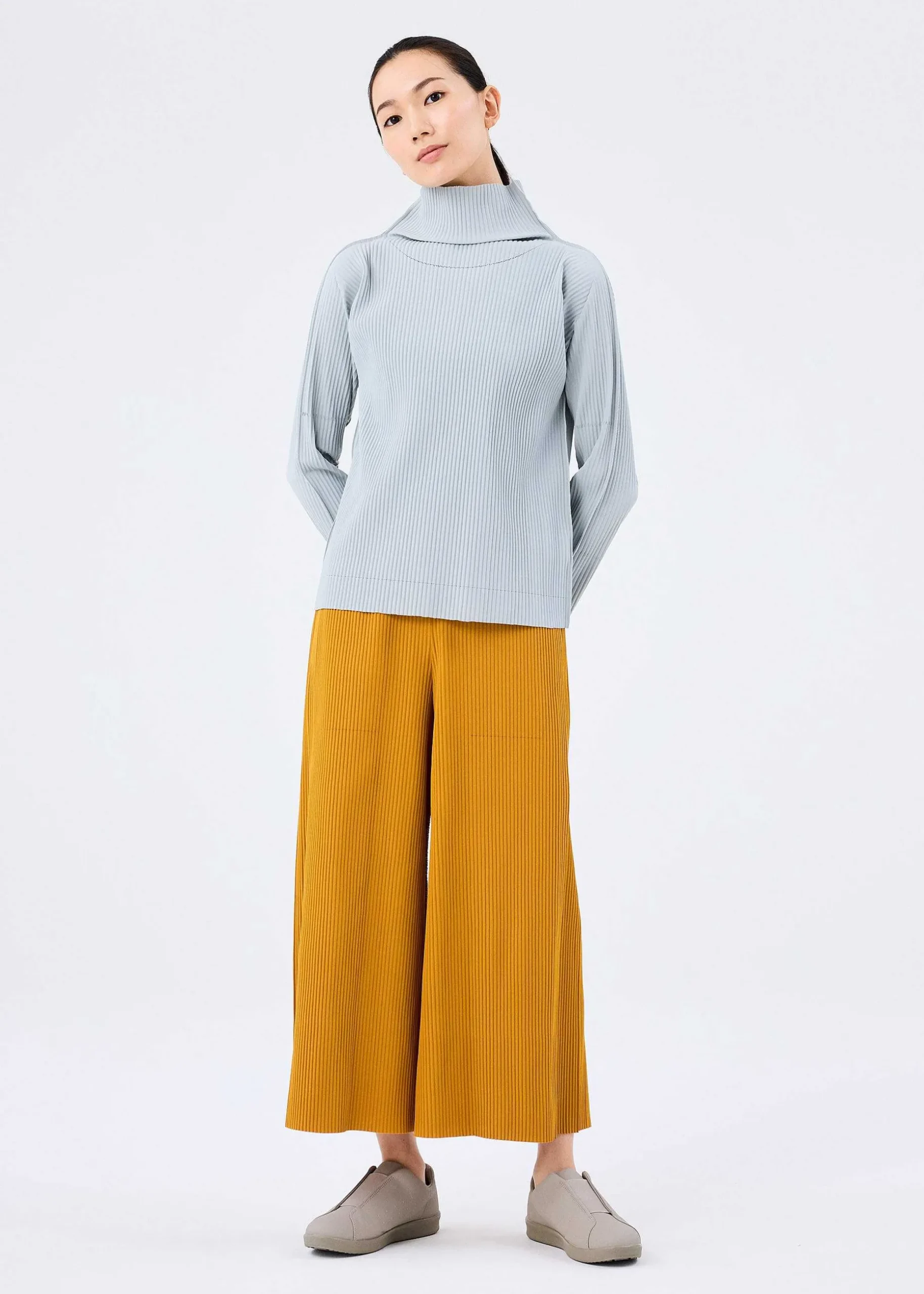 ISSEY MIYAKE Pants|Fine Knit Pleats Color 1