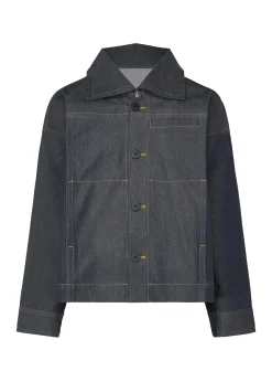 ISSEY MIYAKE Jackets & Blazers|Flat Denim