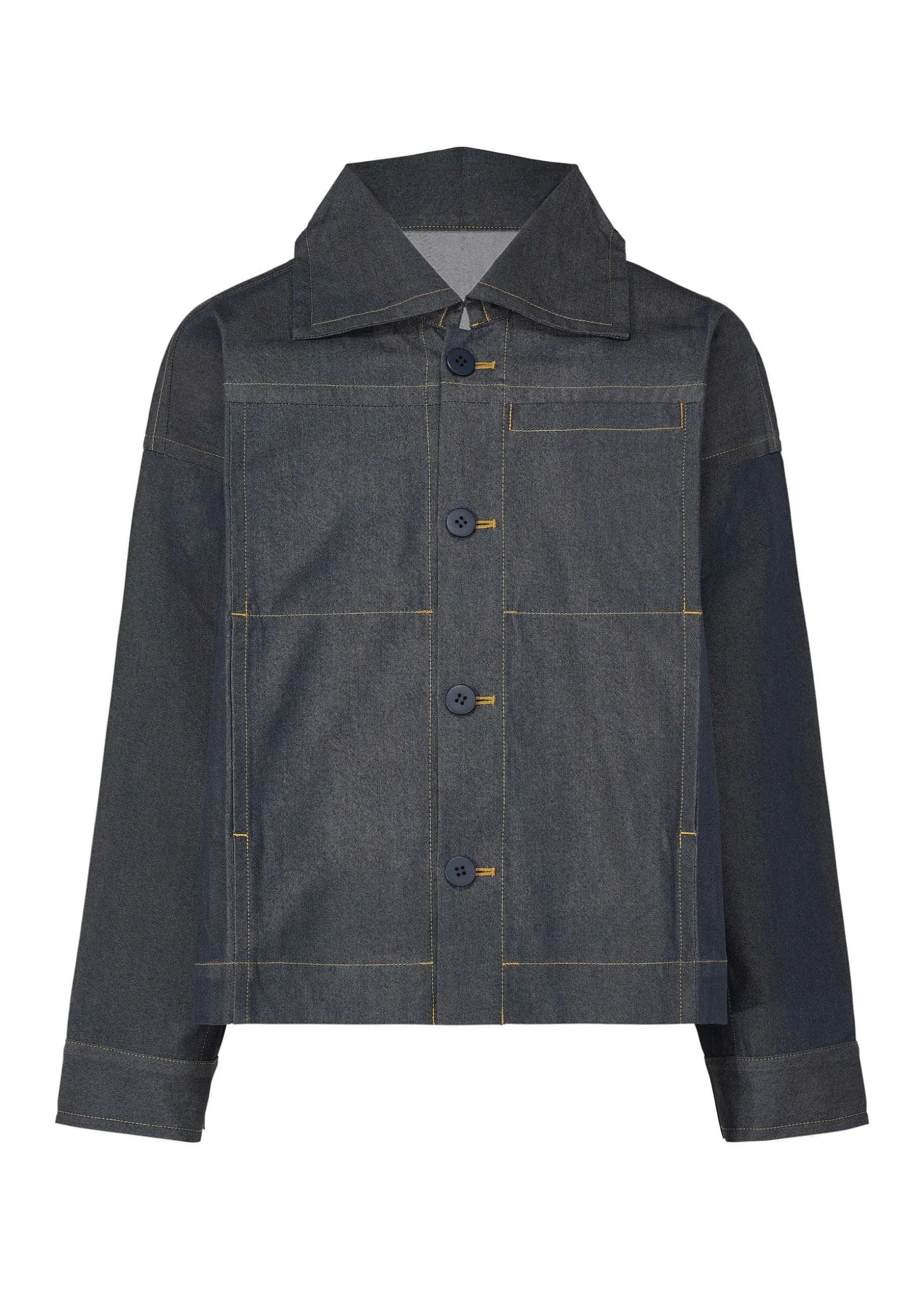 ISSEY MIYAKE Jackets & Blazers|Flat Denim