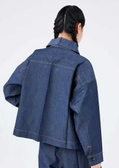 ISSEY MIYAKE Jackets & Blazers|Flat Denim