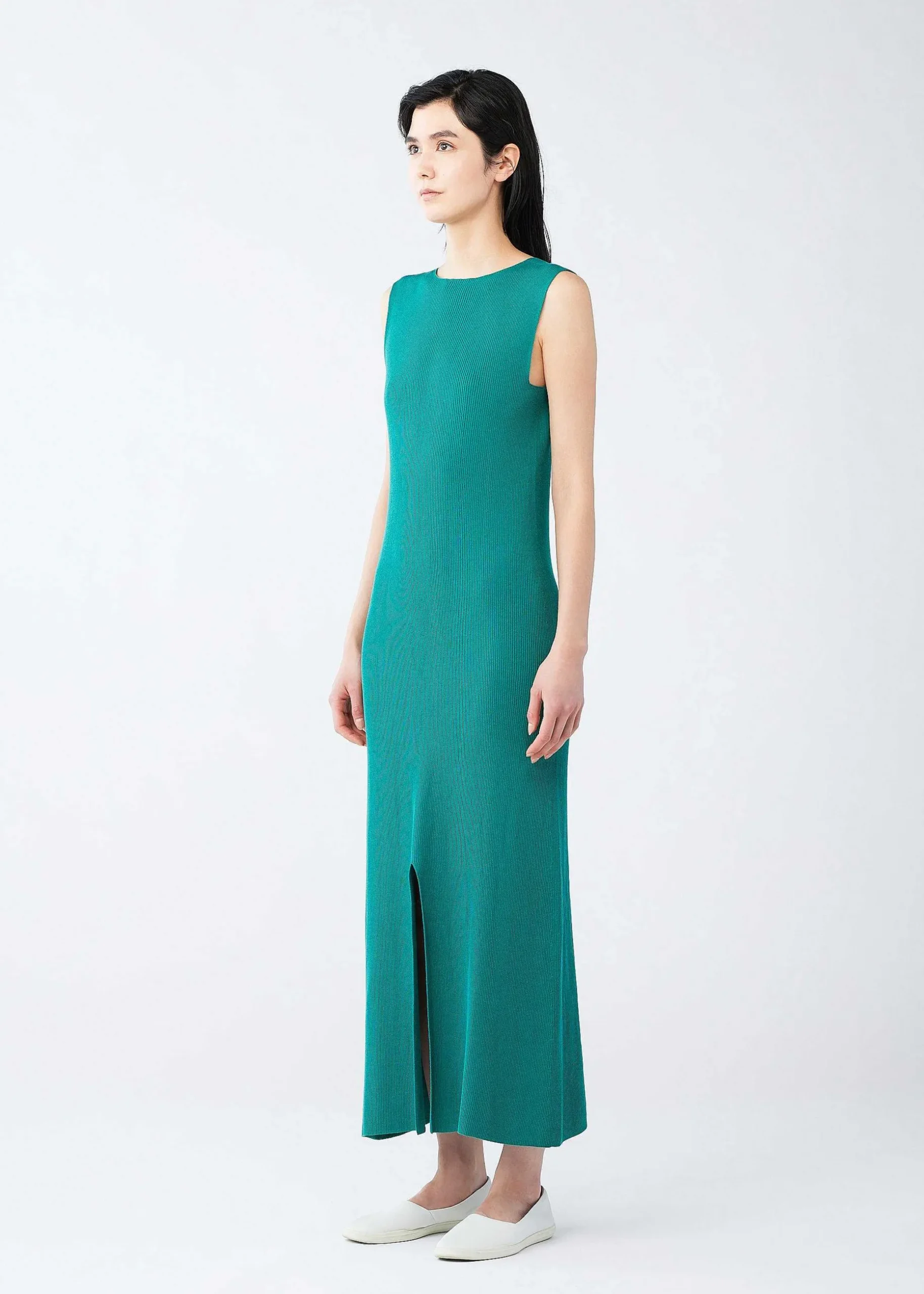 ISSEY MIYAKE Dress|Flat Rib Knit