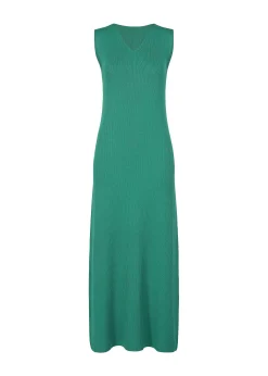ISSEY MIYAKE Dress|Flat Rib Knit