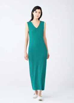 ISSEY MIYAKE Dress|Flat Rib Knit