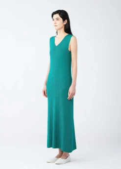 ISSEY MIYAKE Dress|Flat Rib Knit