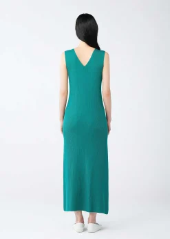ISSEY MIYAKE Dress|Flat Rib Knit