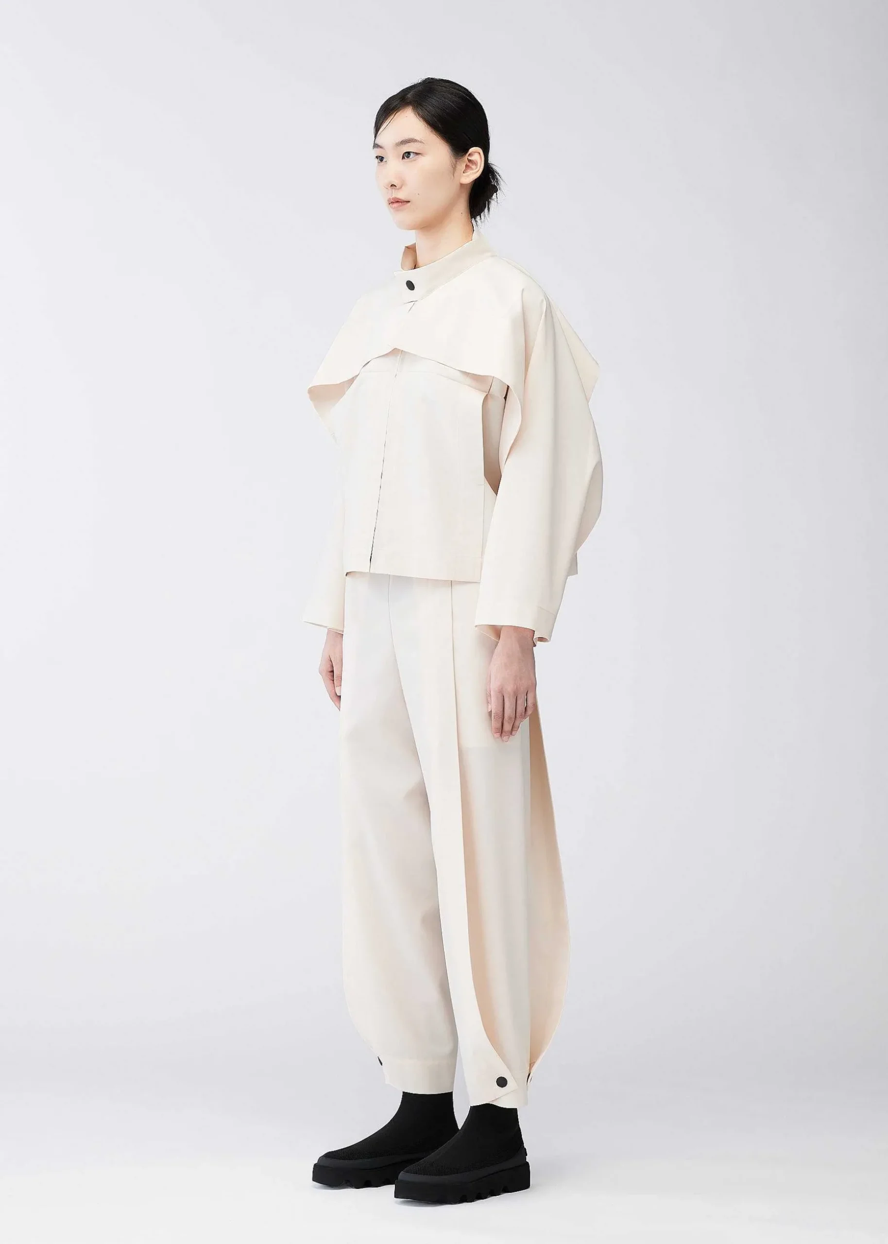 ISSEY MIYAKE Jackets & Blazers|Flat Tuck