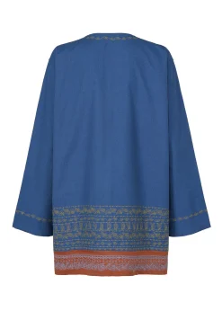 ISSEY MIYAKE Top|Floral Border