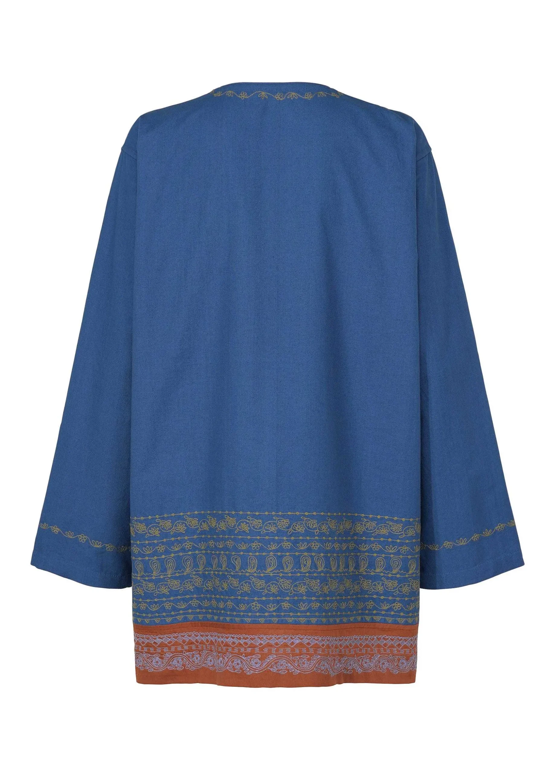 ISSEY MIYAKE Top|Floral Border
