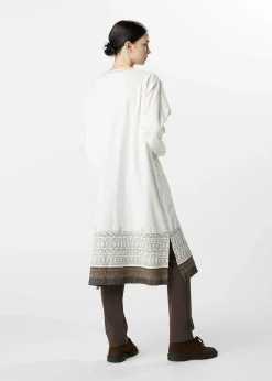 ISSEY MIYAKE Top|Floral Border