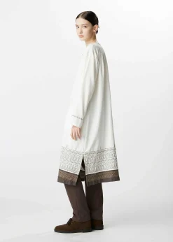 ISSEY MIYAKE Top|Floral Border