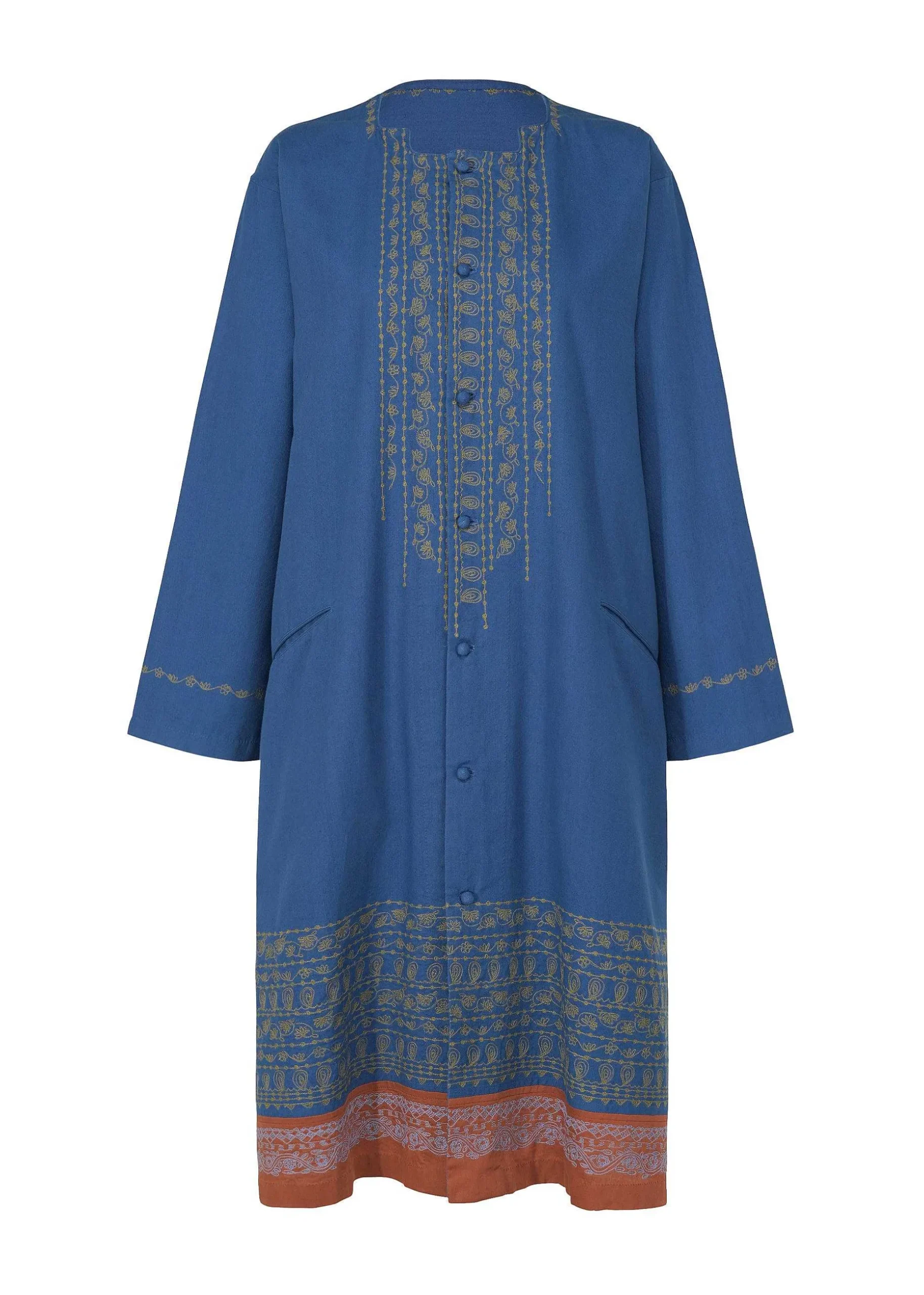 ISSEY MIYAKE Top|Floral Border