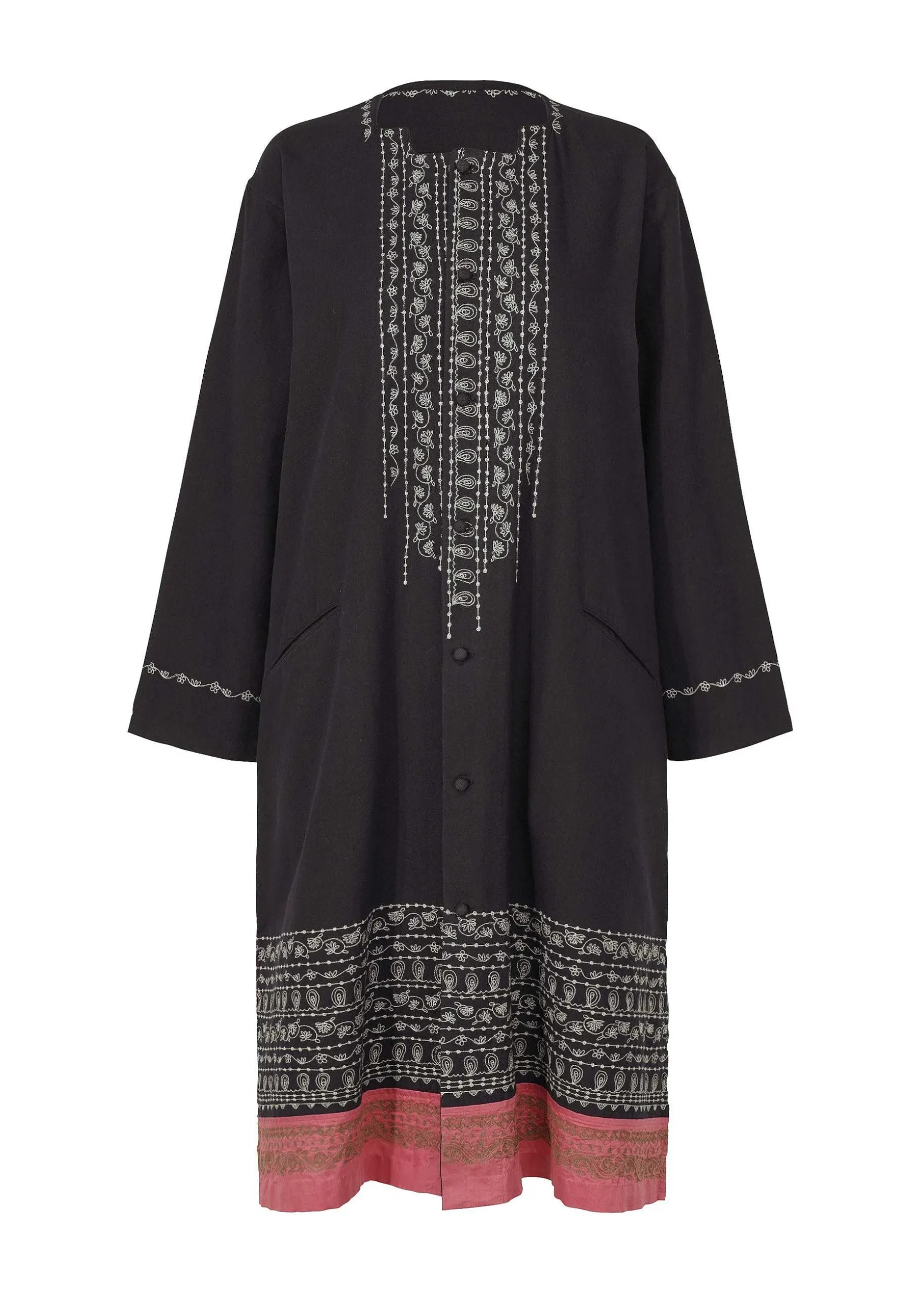 ISSEY MIYAKE Top|Floral Border