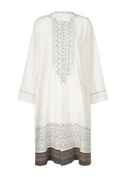 ISSEY MIYAKE Top|Floral Border