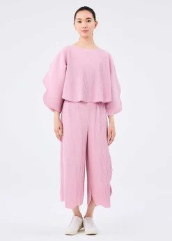 ISSEY MIYAKE Top|Flower Pleats