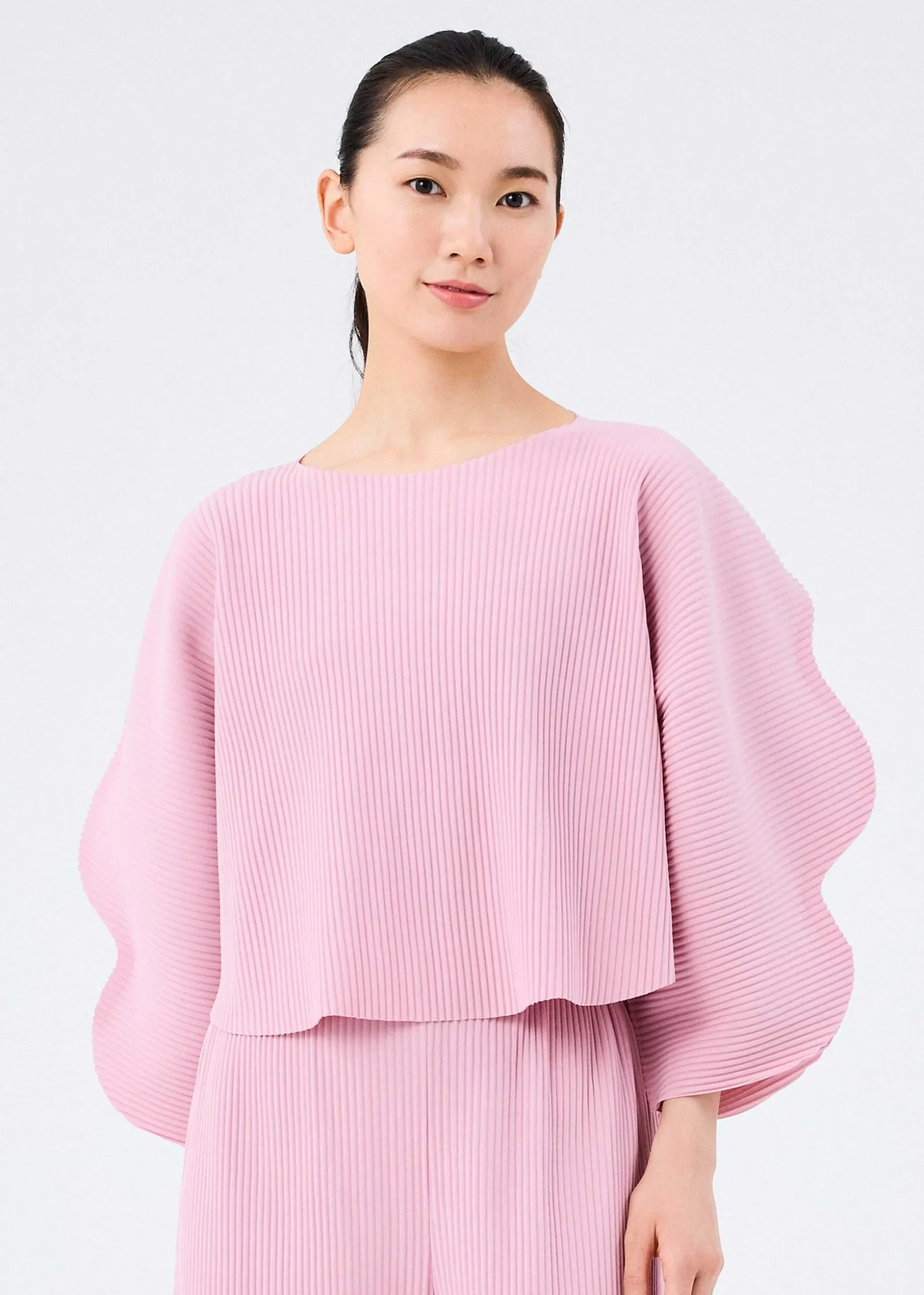 ISSEY MIYAKE Top|Flower Pleats