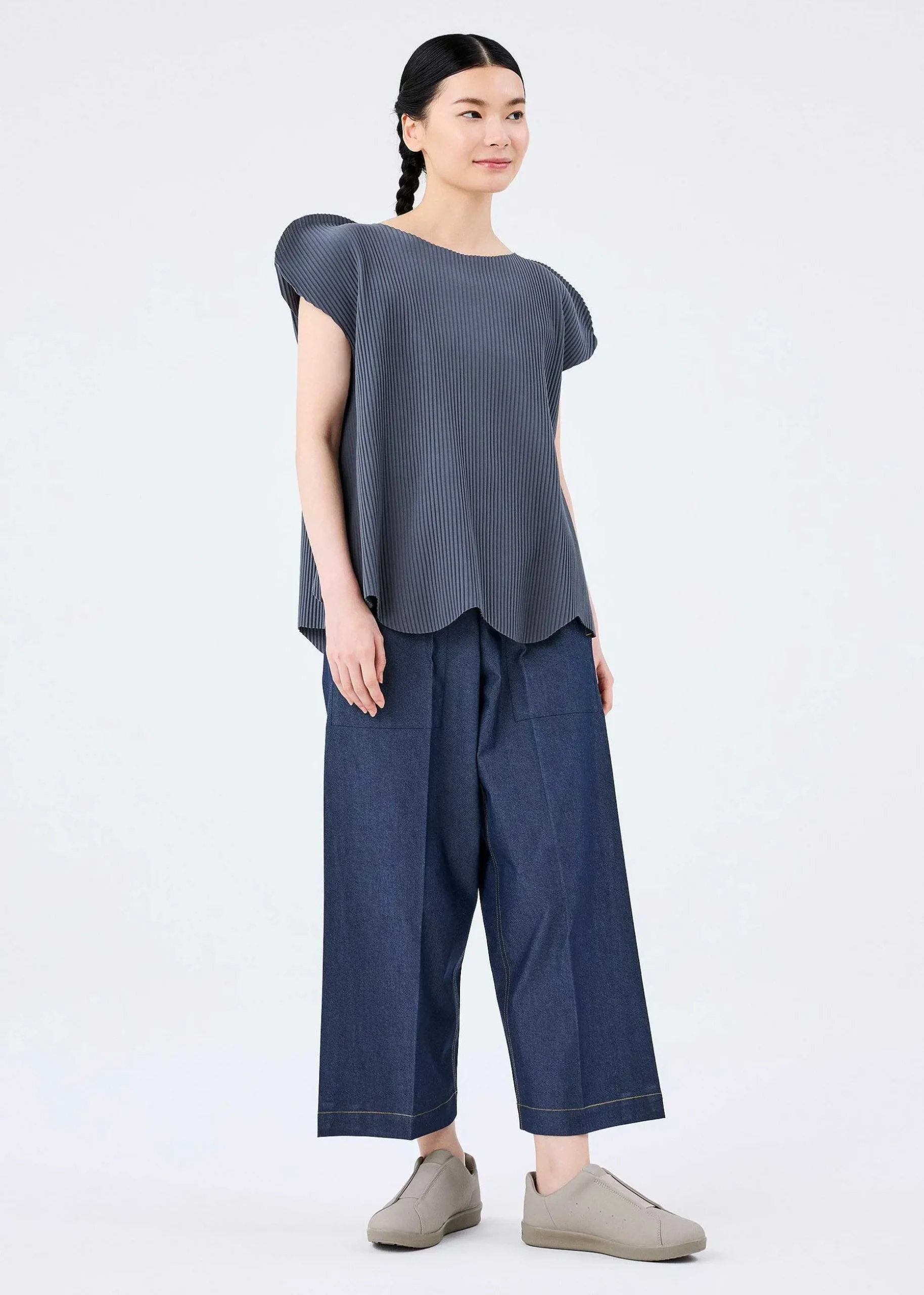 ISSEY MIYAKE Top|Flower Pleats