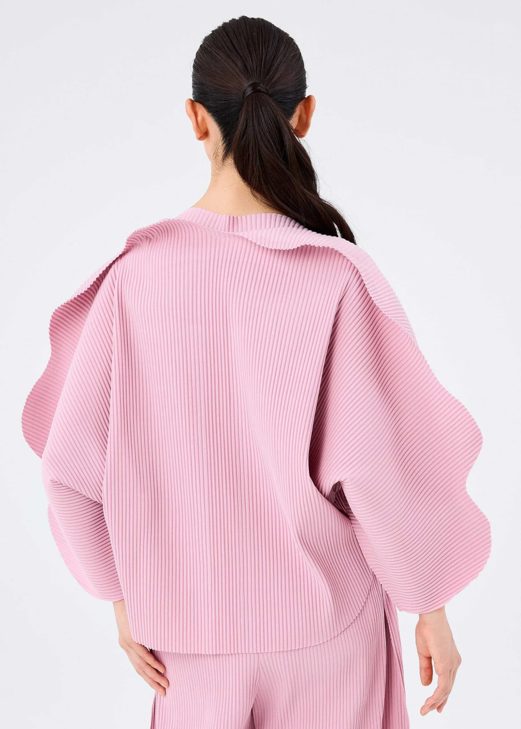 ISSEY MIYAKE Cardigan|Flower Pleats